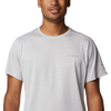 Columbia Alpine Chill Zero Short Sleeve Crew in White Heather