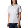 Columbia Women's Silver Ridge Utility Short Sleeve Shirt in White