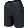 Women's Bliss Short 7 Liner in Black front left