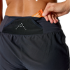 Rab Women's Talus Light Shorts in Ebony back stash pocket