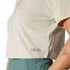 Rab Women's Rivelin Crop Tee on model 