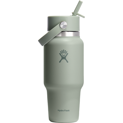 24 oz Wide Flex Straw Travel Bottle