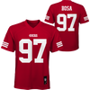 Outerstuff Youth 49ers Mid-Tier Jersey Bosa in Dark Red