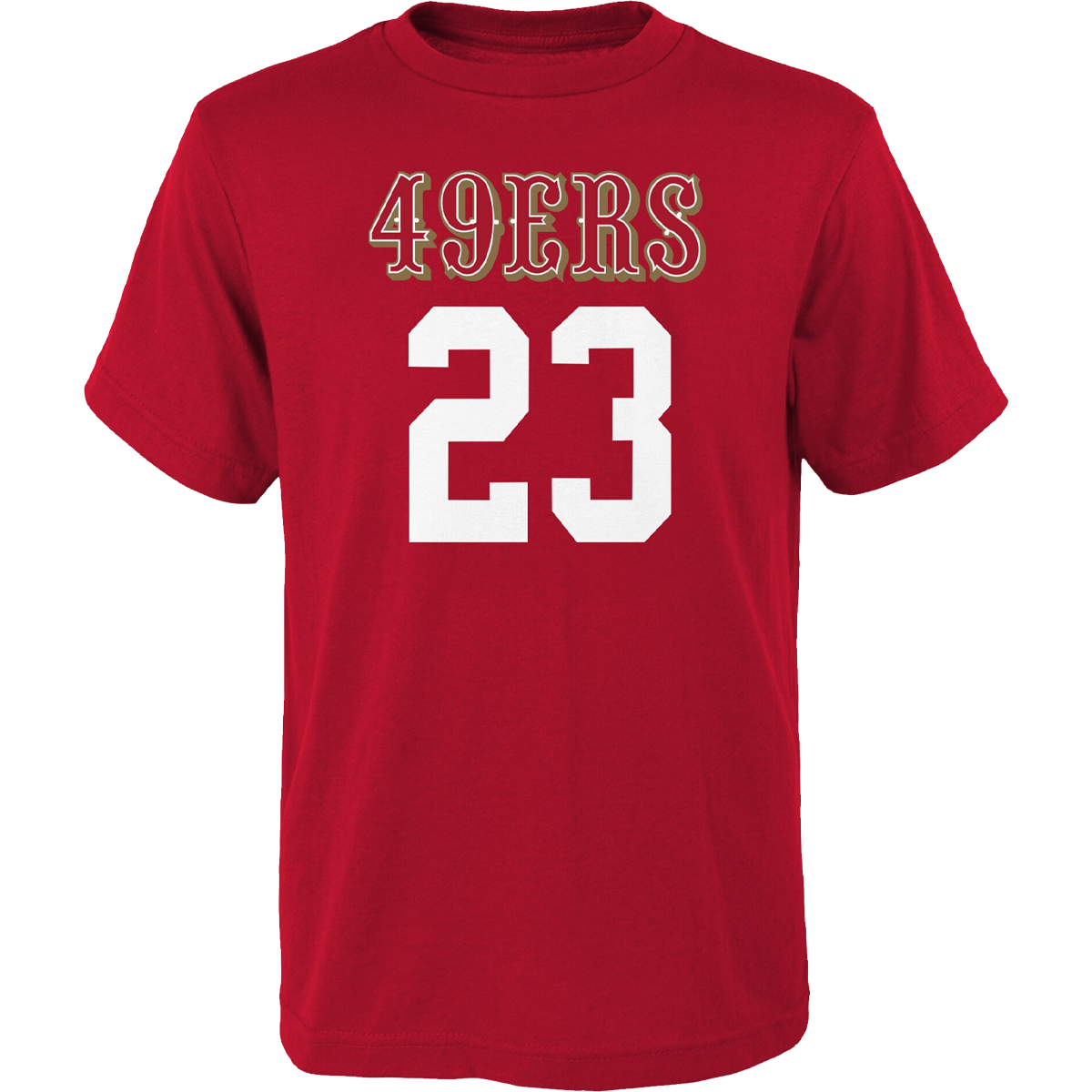 Youth 49ers Mainliner Name & Number Tee - McCaffrey alternate view