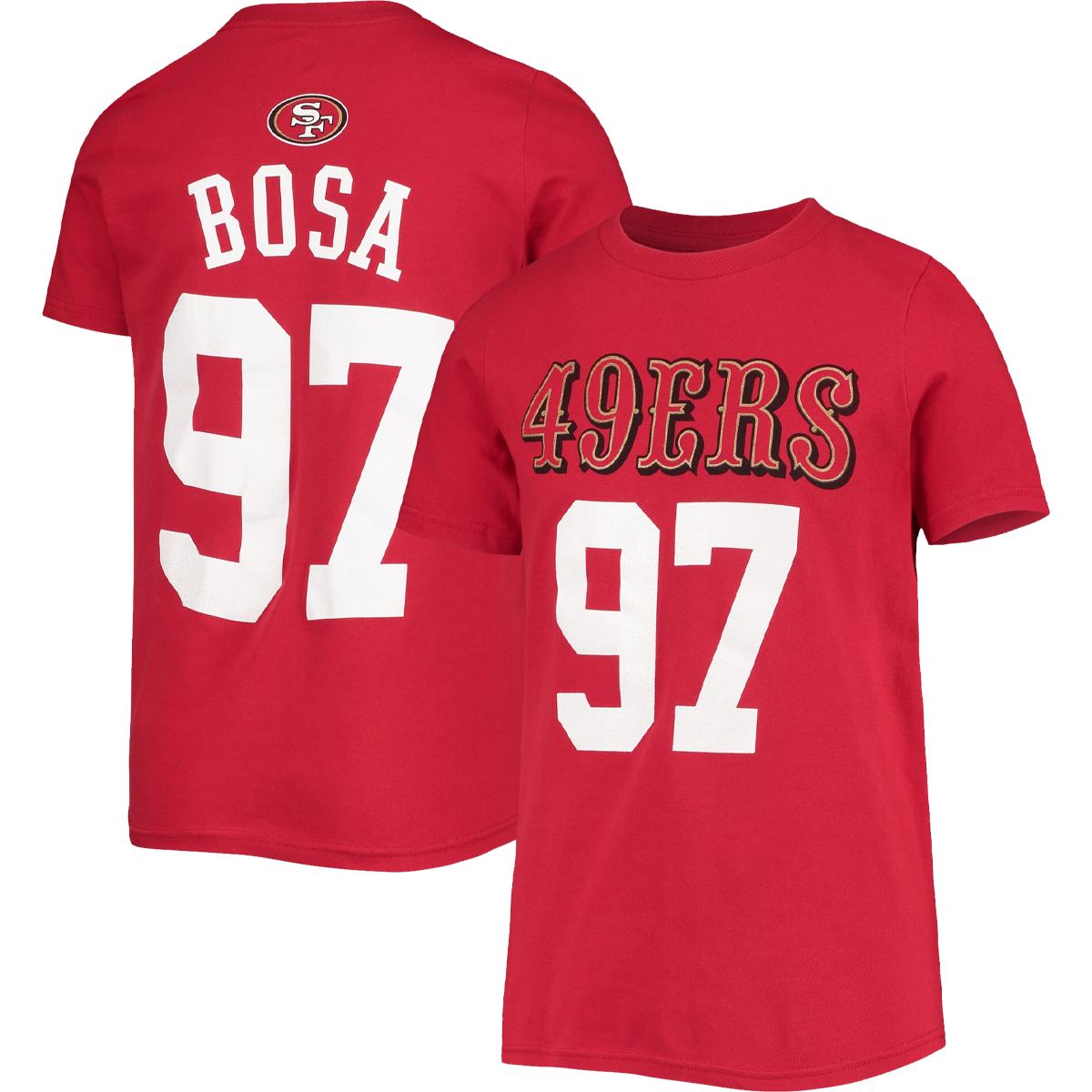 Youth 49ers Mainliner Name & Number Tee -  Bosa alternate view