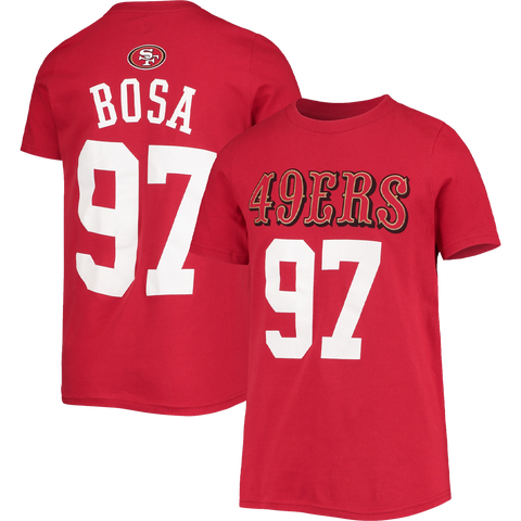 Youth 49ers Mainliner Name & Number Tee -  Bosa