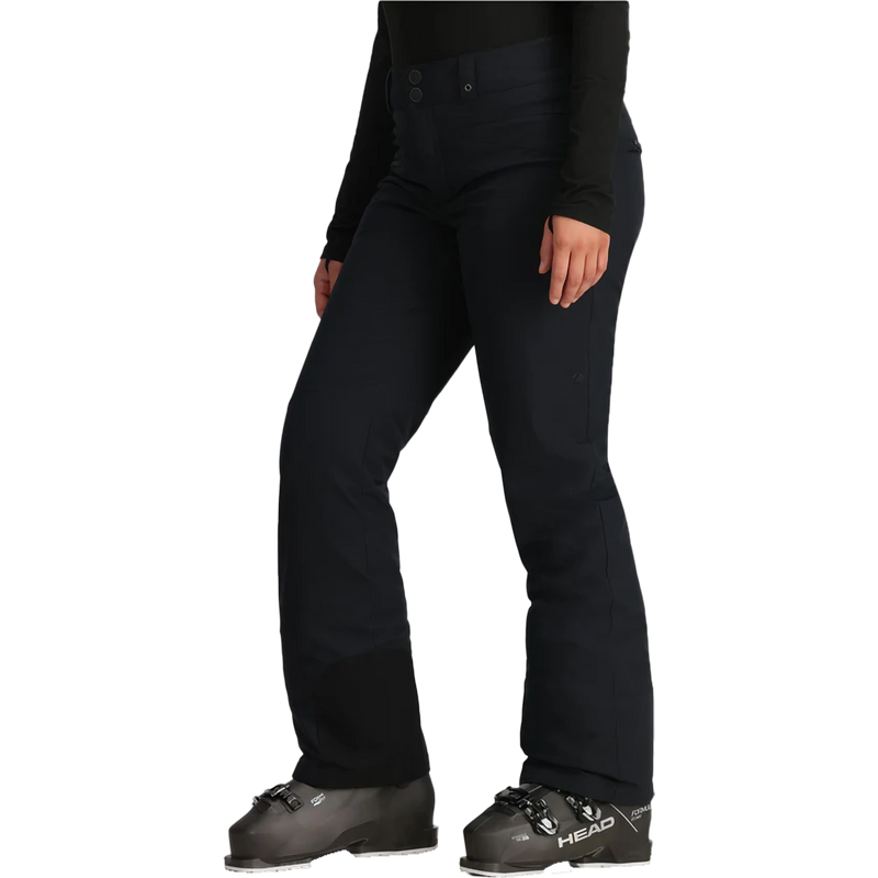 Women's Malta Pant, Obermeyer Women's Malta Pant in Black front left