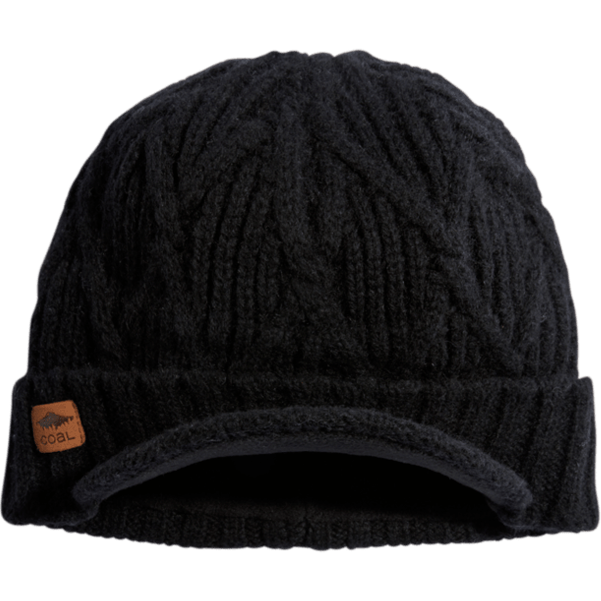 The Yukon Cable Knit Wool Brim Beanie alternate view