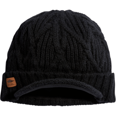 The Yukon Cable Knit Wool Brim Beanie