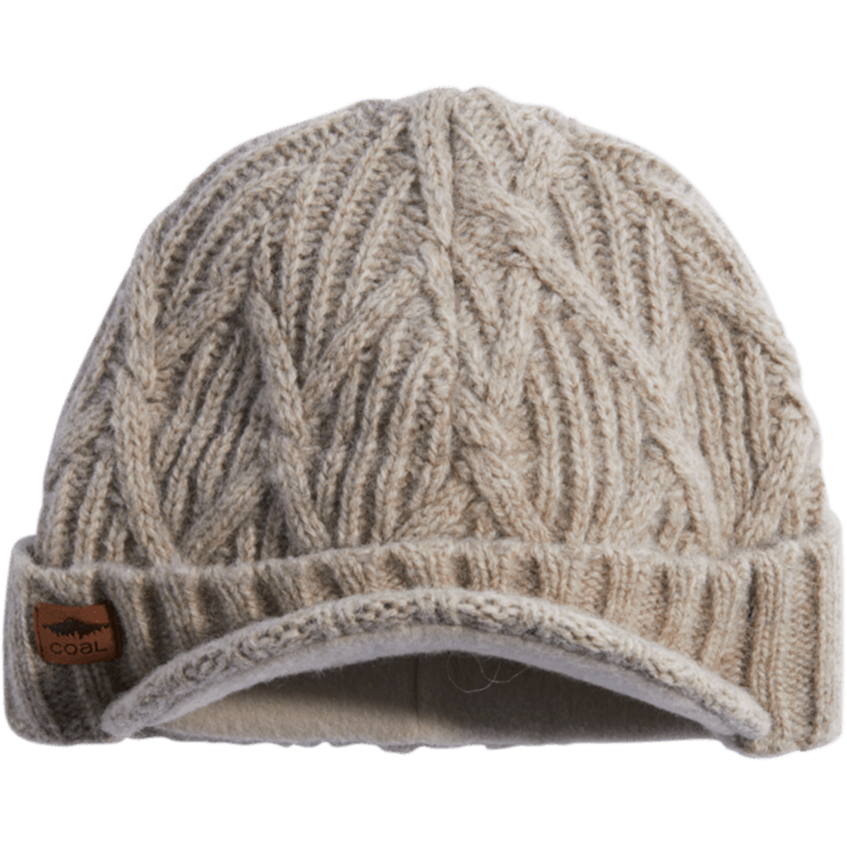 The Yukon Cable Knit Wool Brim Beanie alternate view