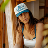 Hemlock Hats Last Resort Baseball Hat Lifestyle Female Model