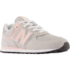 New Balance Youth 574 Grade School in VK-Rain Cloud/Pink Haze front right