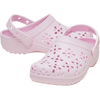 Crocs Youth Toddler Classic Floral Cut Out Clog pair