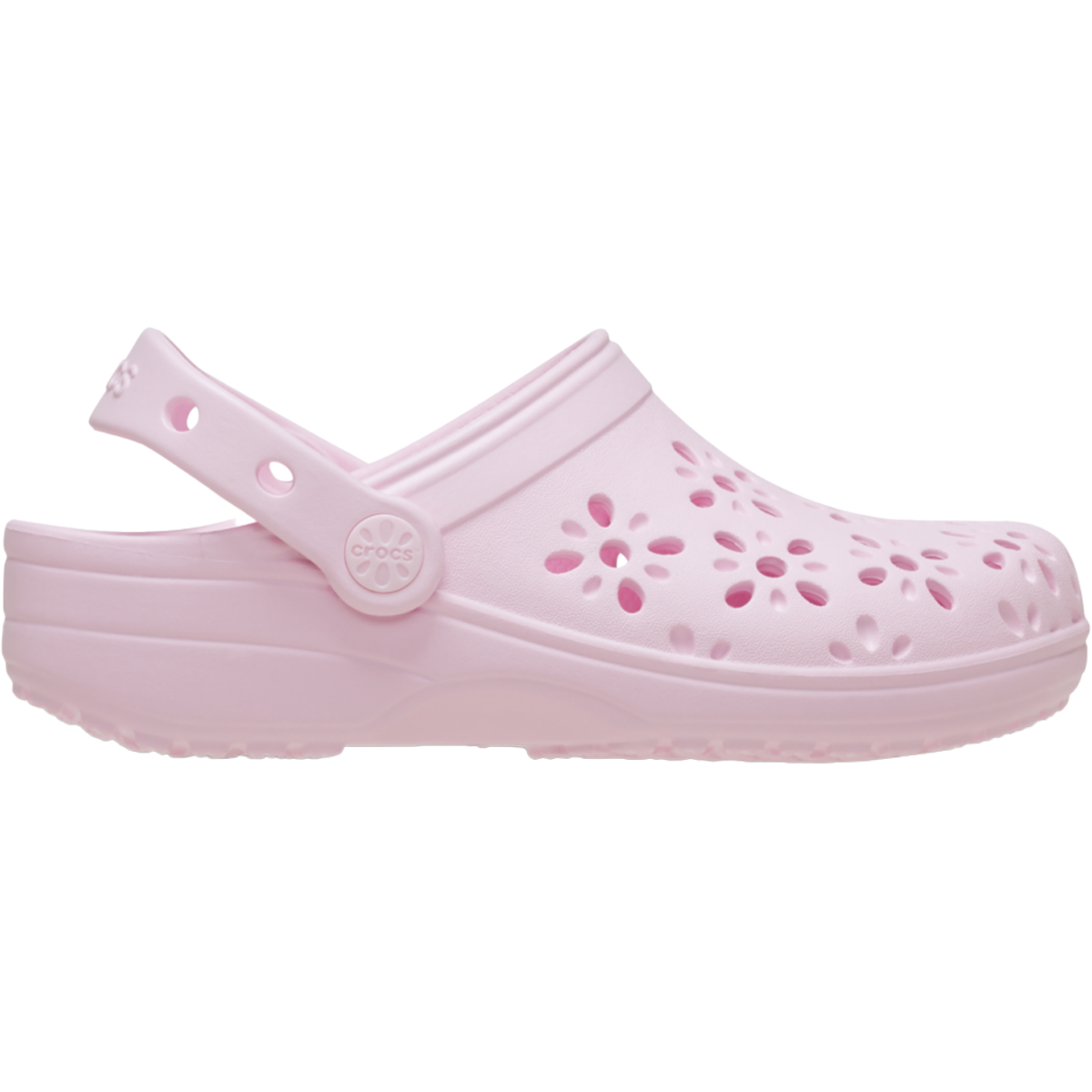 Youth Toddler Classic Floral Cut Out Clog alternate view