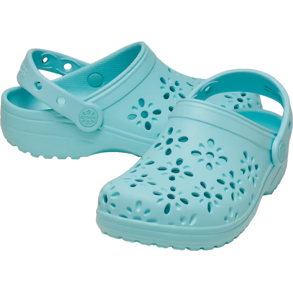 Youth Classic Floral Cut Out Clog
