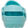 Crocs Youth Classic Floral Cut Out Clog in 4PD-Aquamarine back