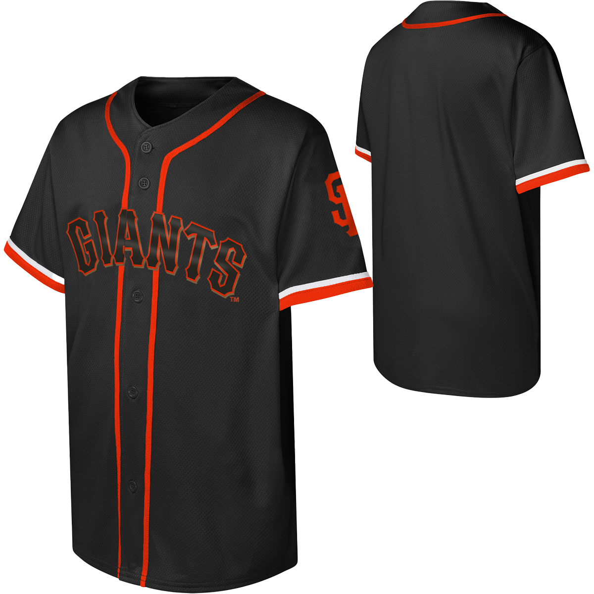 Youth Giants Fashion Baseball Jersey alternate view