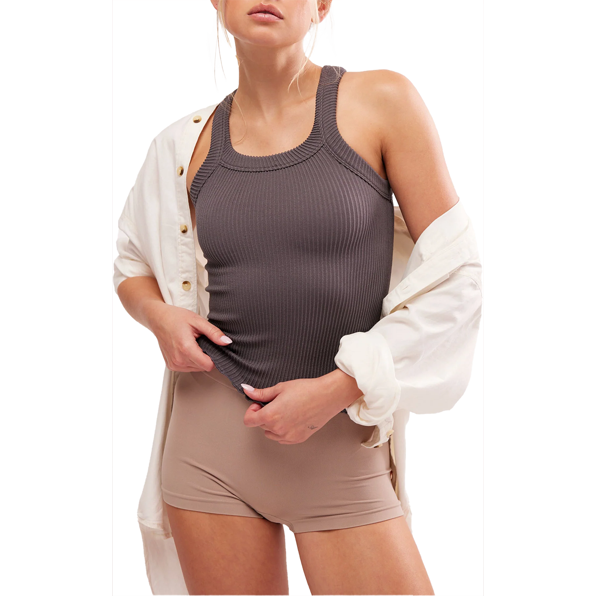 Women's Ribbed Seamless Tank alternate view