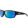 Suncloud Hull in Matte Black/Polarized Blue Mirror front left