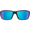 Suncloud Hull in Matte Black/Polarized Blue Mirror front