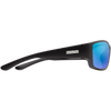 Suncloud Hull in Matte Black/Polarized Blue Mirror right profile