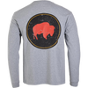 Mountain Khakis Bison LS Tee Ash Back View