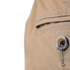 MouMountain Khakis Poplin Short Relaxed 10" Button Detailntain Khakis Men's Poplin Pant Relaxed Fit Rear Pocket