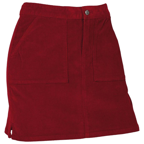 Women's Crest Cord Skirt