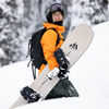 Jones Snowboards Women's Flagship in hand
