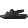 Reef Youth Little One Slide in Reef Black/White right inside profile