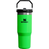 Stanley Iceflow Flip Straw Tumbler 30oz in Neon Green