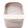 Herschel Kalso Backpack Tech in Moonbeam Tonal unzipped
