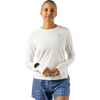 Rabbit Women's UPF Tee Long Sleeve in Snow White