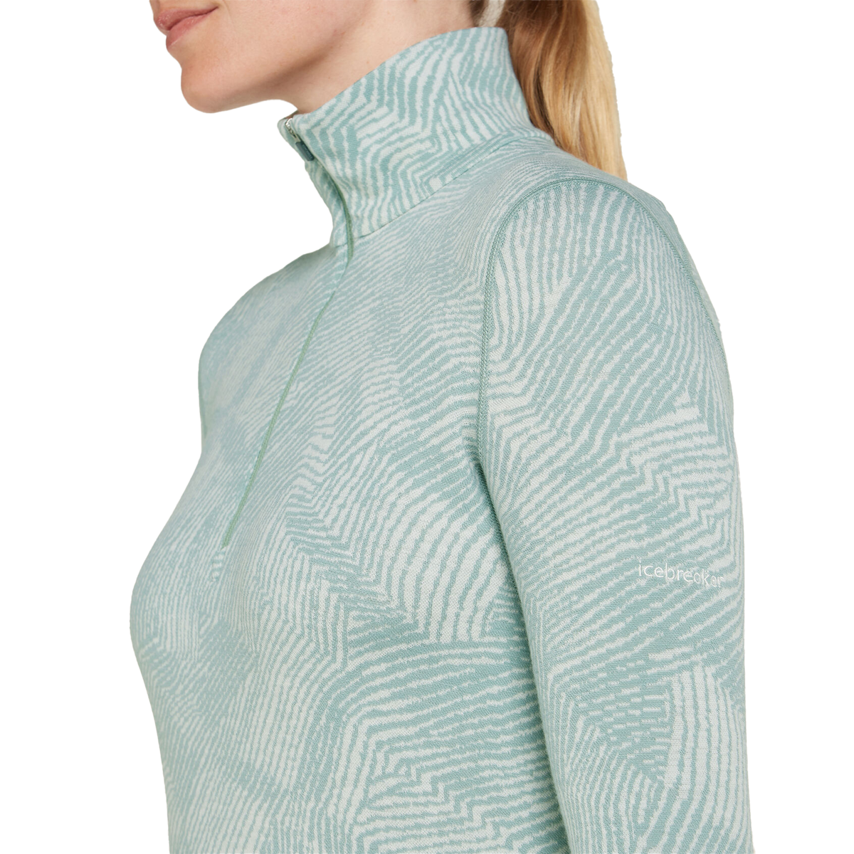 Women's Merino 260 Vertex Long Sleeve 1/2 Thermal Top Frozen Forms alternate view