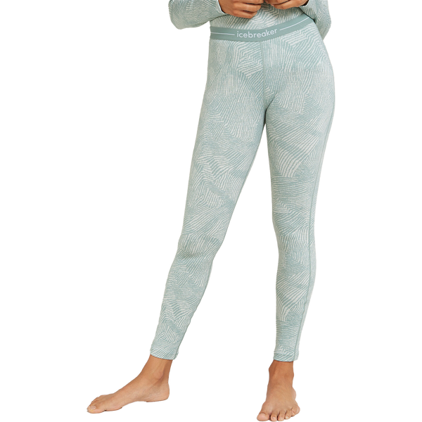 Icebreaker Women's Merino 260 Vertex Thermal Leggings Frozen Forms