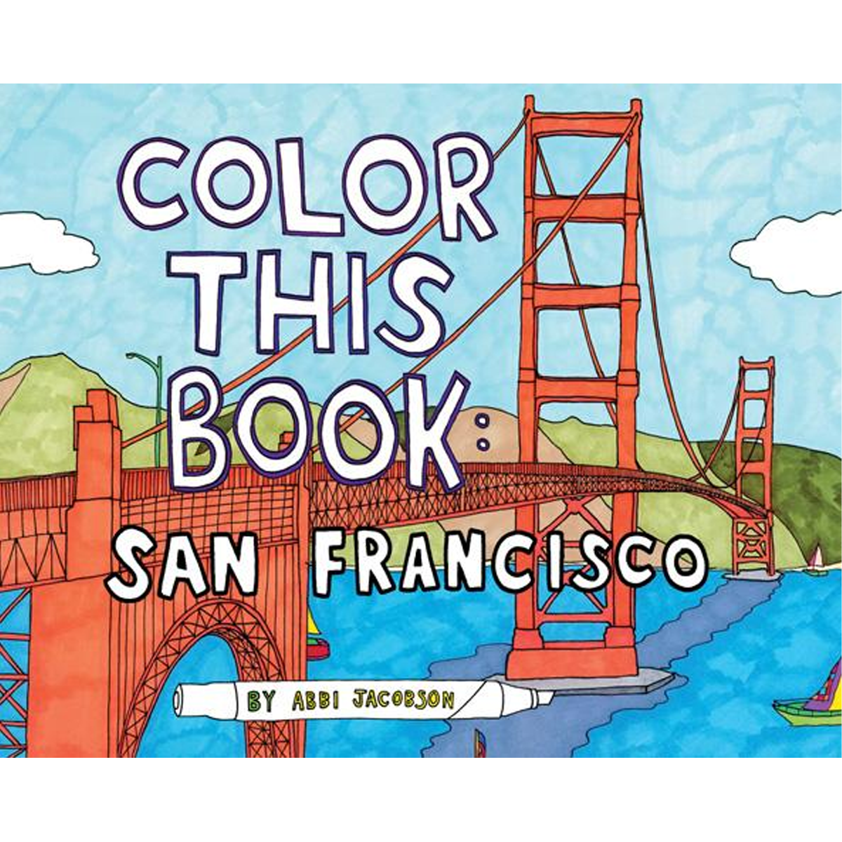 Color this Book: San Francisco alternate view