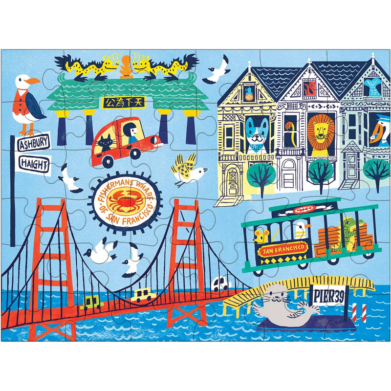 Mudpuppy San Francisco Puzzle to Go, Mudpuppy San Francisco Puzzle to Go