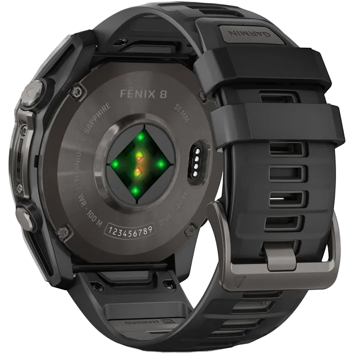 Fenix 8 Sapphire 51mm Amoled - Carbon Gray alternate view