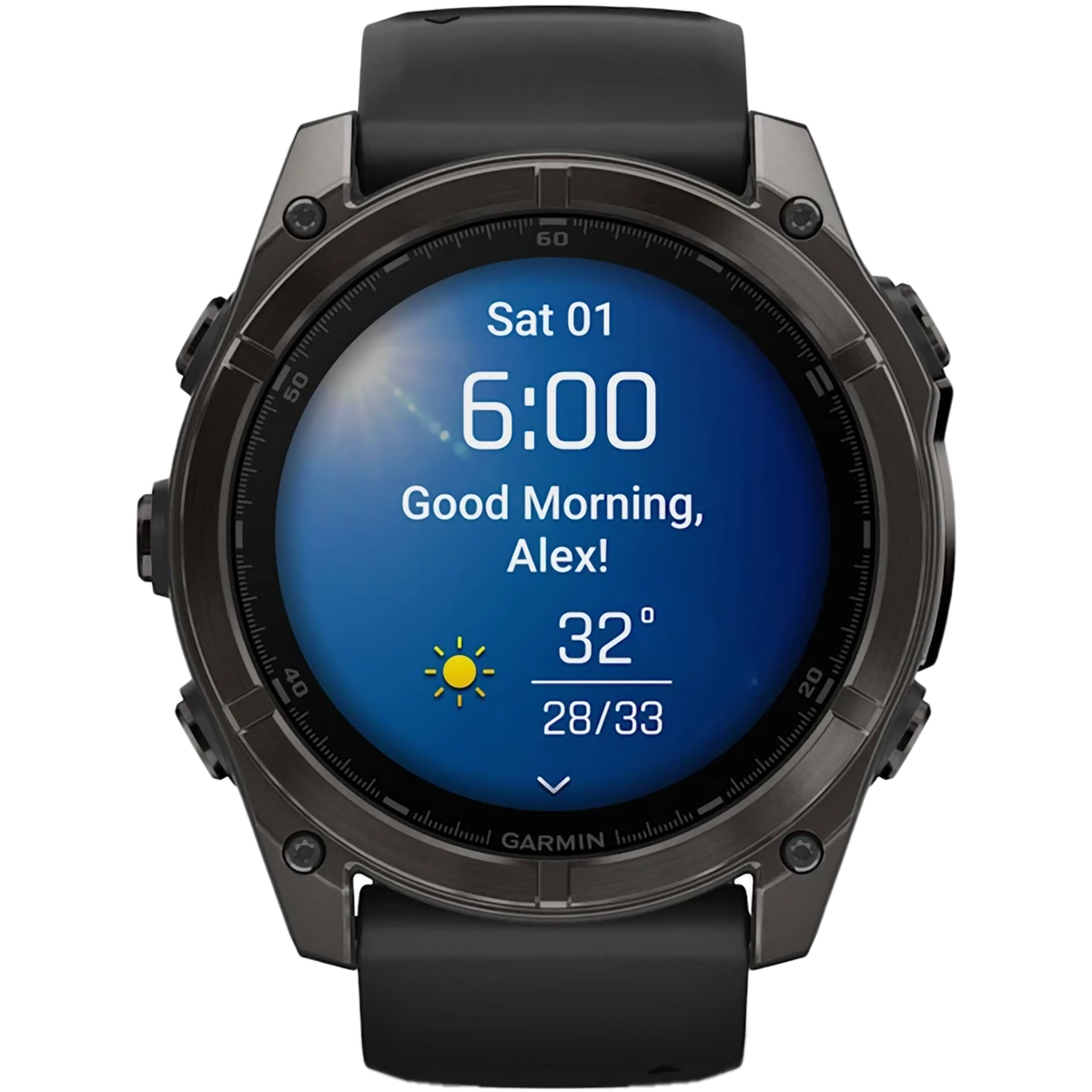 Fenix 8 Sapphire 51mm Amoled - Carbon Gray alternate view