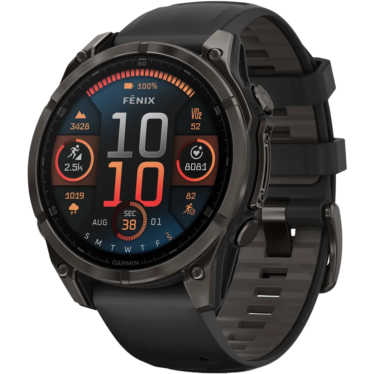 Fenix 8 Sapphire 47mm Amoled - Carbon Gray alternate view