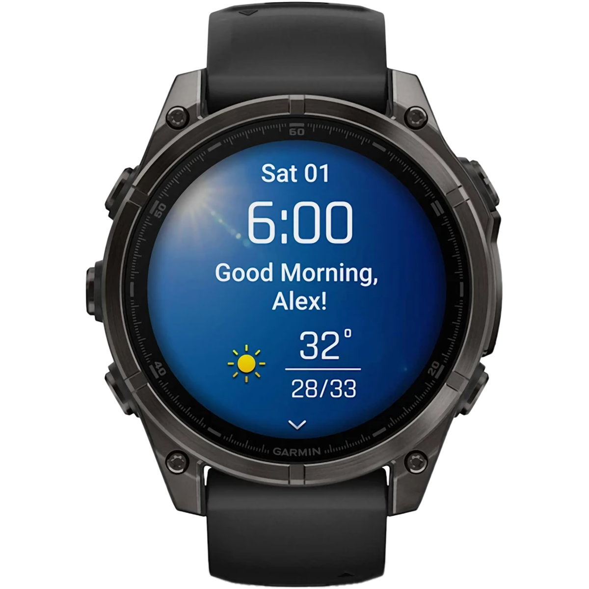 Fenix 8 Sapphire 47mm Amoled Carbon Gray Sports Basement