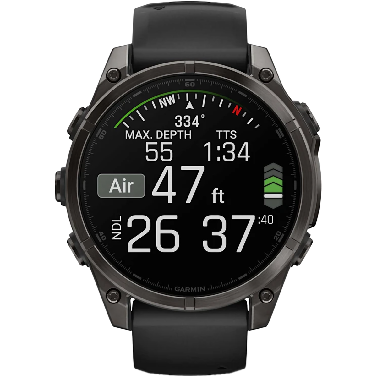 Fenix 8 Sapphire 47mm Amoled - Carbon Gray alternate view