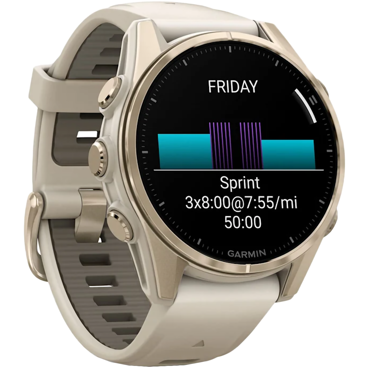 Fenix 8 Sapphire 43mm Amoled - Soft Gold – Sports Basement Fenix 8 Sapphire 43mm Amoled - Soft Gold – Sports Basement