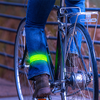 Nite Ize SlapLiT  Rechargeable LED Slap Wrap in yellow on model