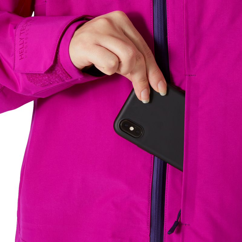 Women's Sogn Shell Jacket, Helly Hansen Women's Sogn Shell Jacket media pocket