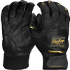 Rawlings Workhorse Batting Gloves 2025 in Black and Gold