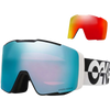 Oakley Line Miner Pro L in Black White Duality + Prizim Sapphire/Prizm Torch Iridium