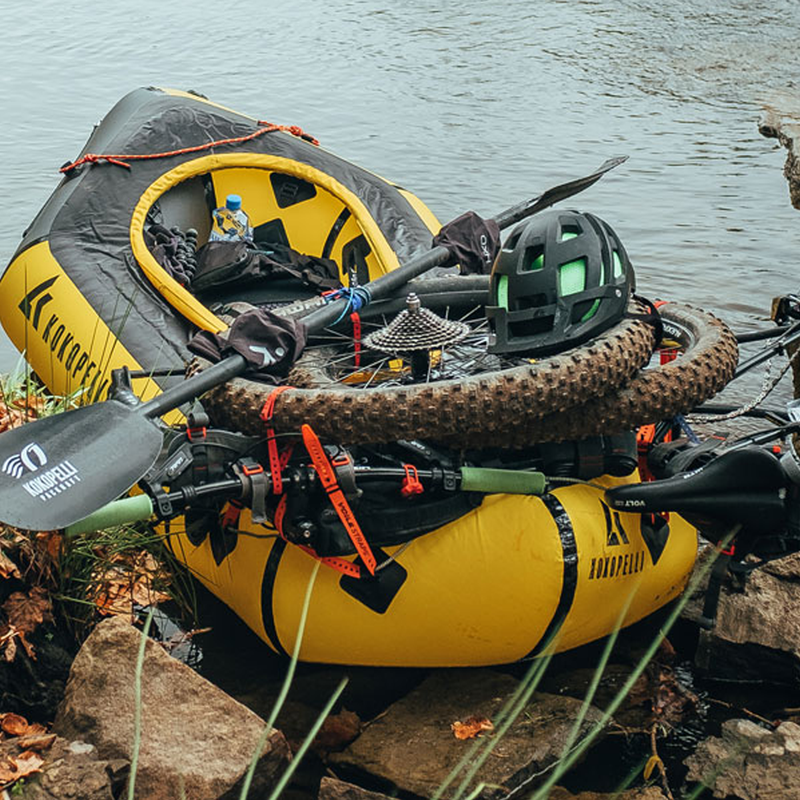 Nano Series 12" Strap, Voile Nano Series Strap with raft gear