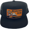 Bart Bridge Mountain View Orange Trucker in Black front