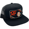 Bart Bridge SF Baseball Trucker in Black front right